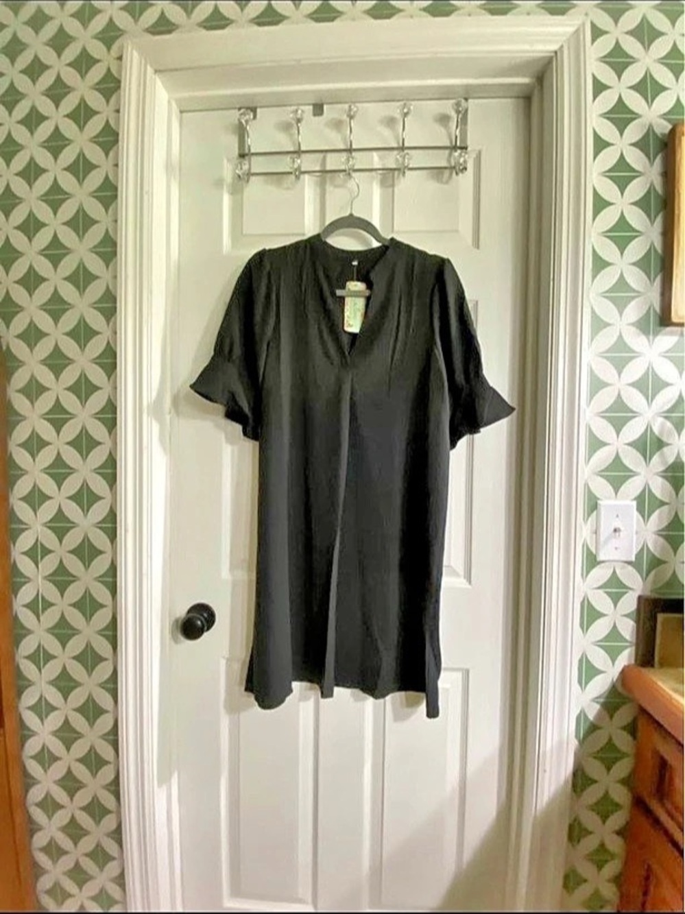 BRONZE Black Mini Dress Size Large
New